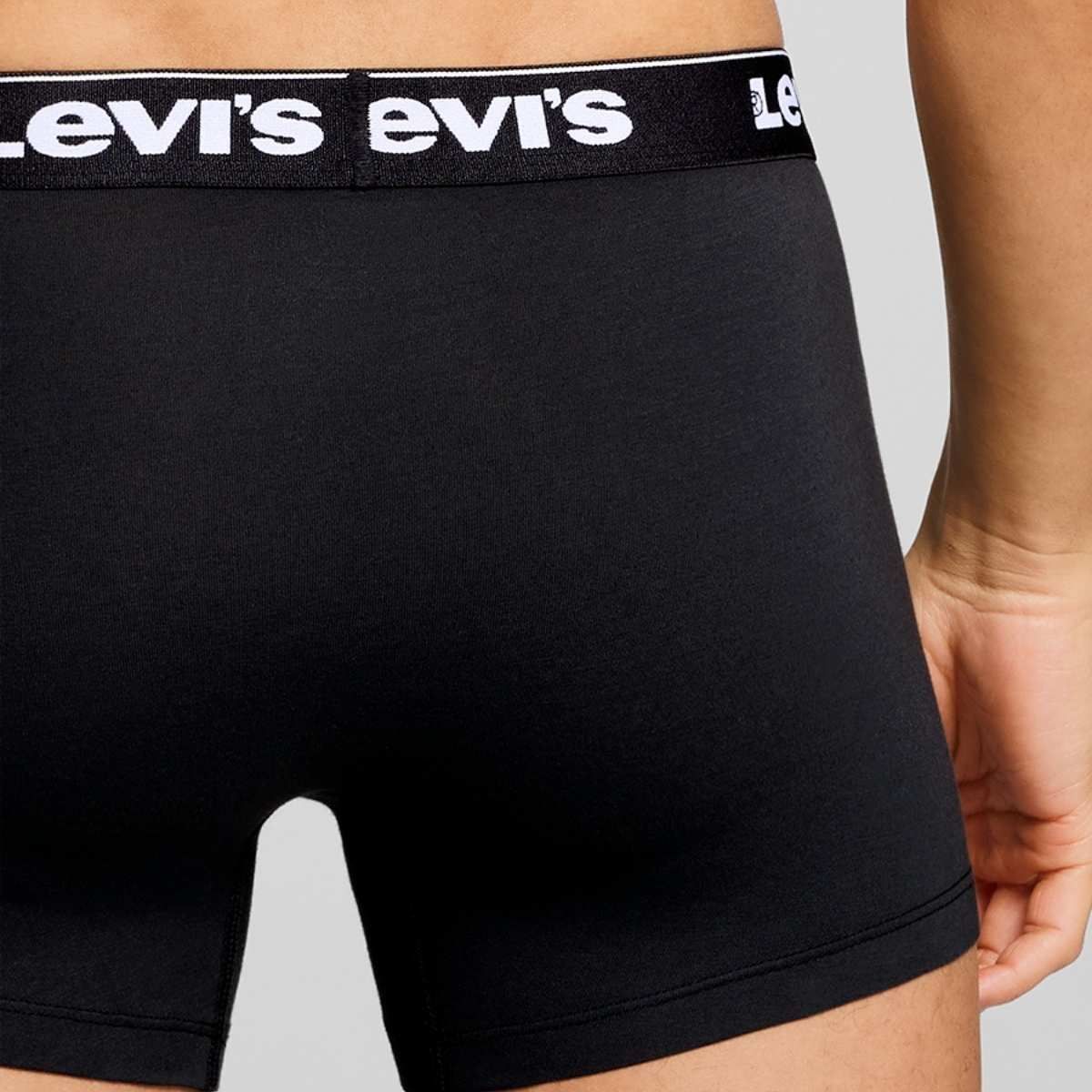 Levi's Boxershorts Repeat Logo 3-pack Zwart