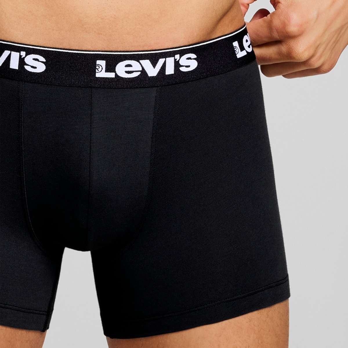 Levi's Boxershorts Repeat Logo 3-pack Zwart
