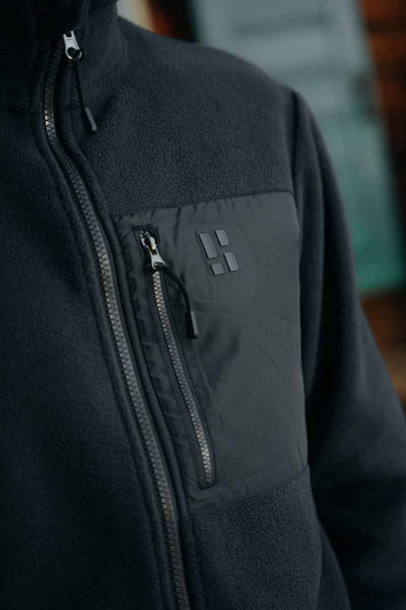 Poederbaas Four Seasons Fleece Vest Heren Zwart