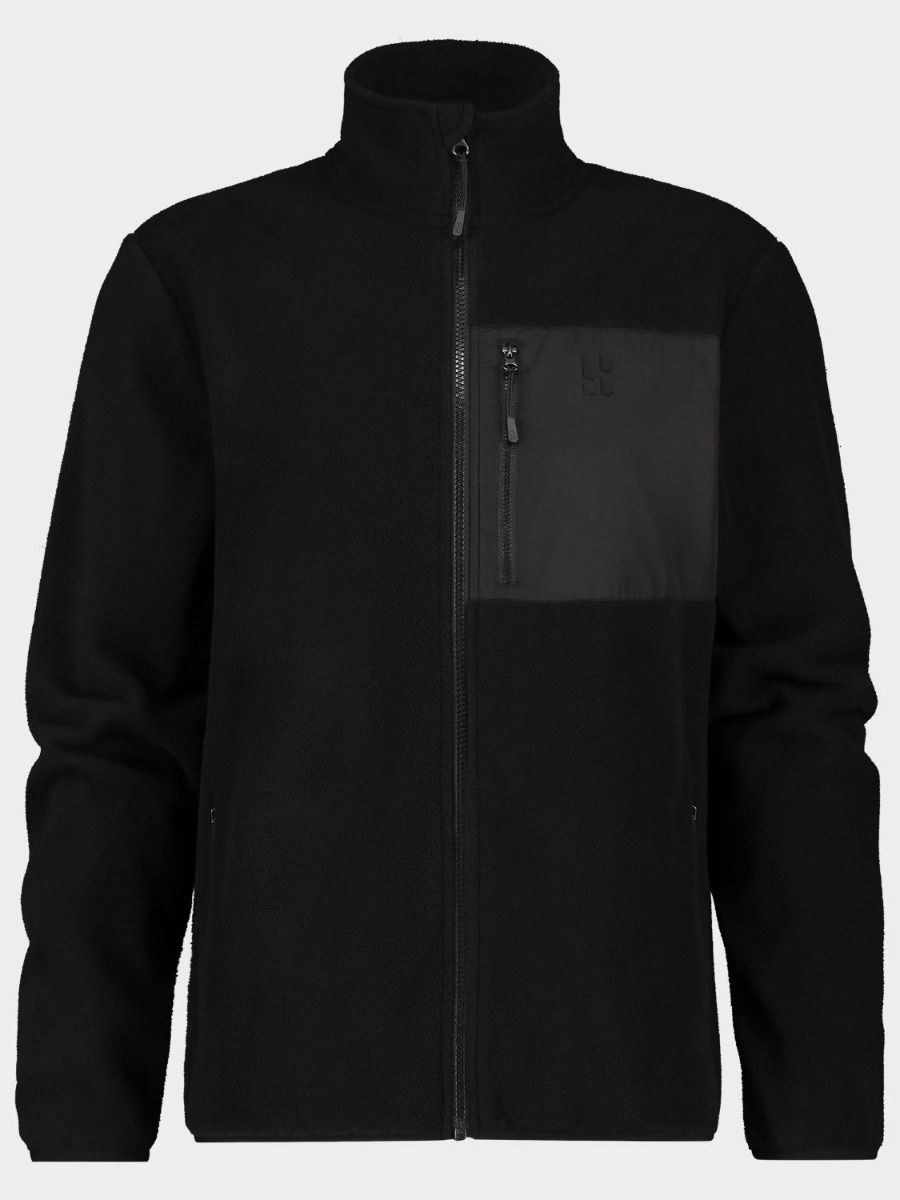 Poederbaas Four Seasons Fleece Vest Heren Zwart