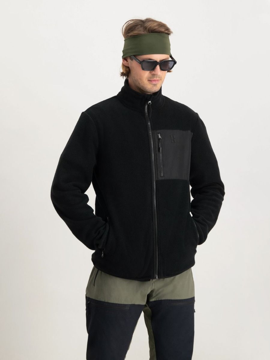 Poederbaas Four Seasons Fleece Vest Heren Zwart