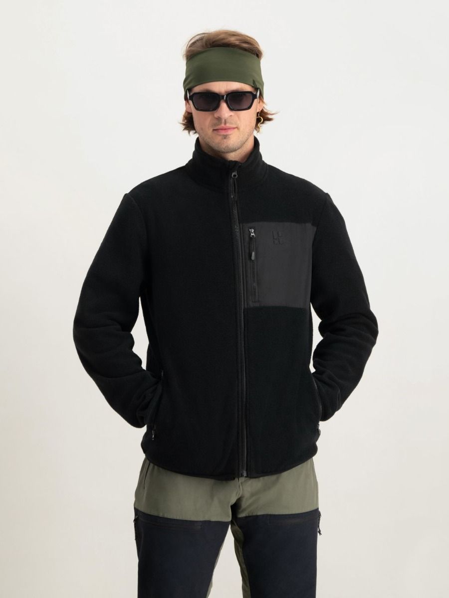 Poederbaas Four Seasons Fleece Vest Heren Zwart