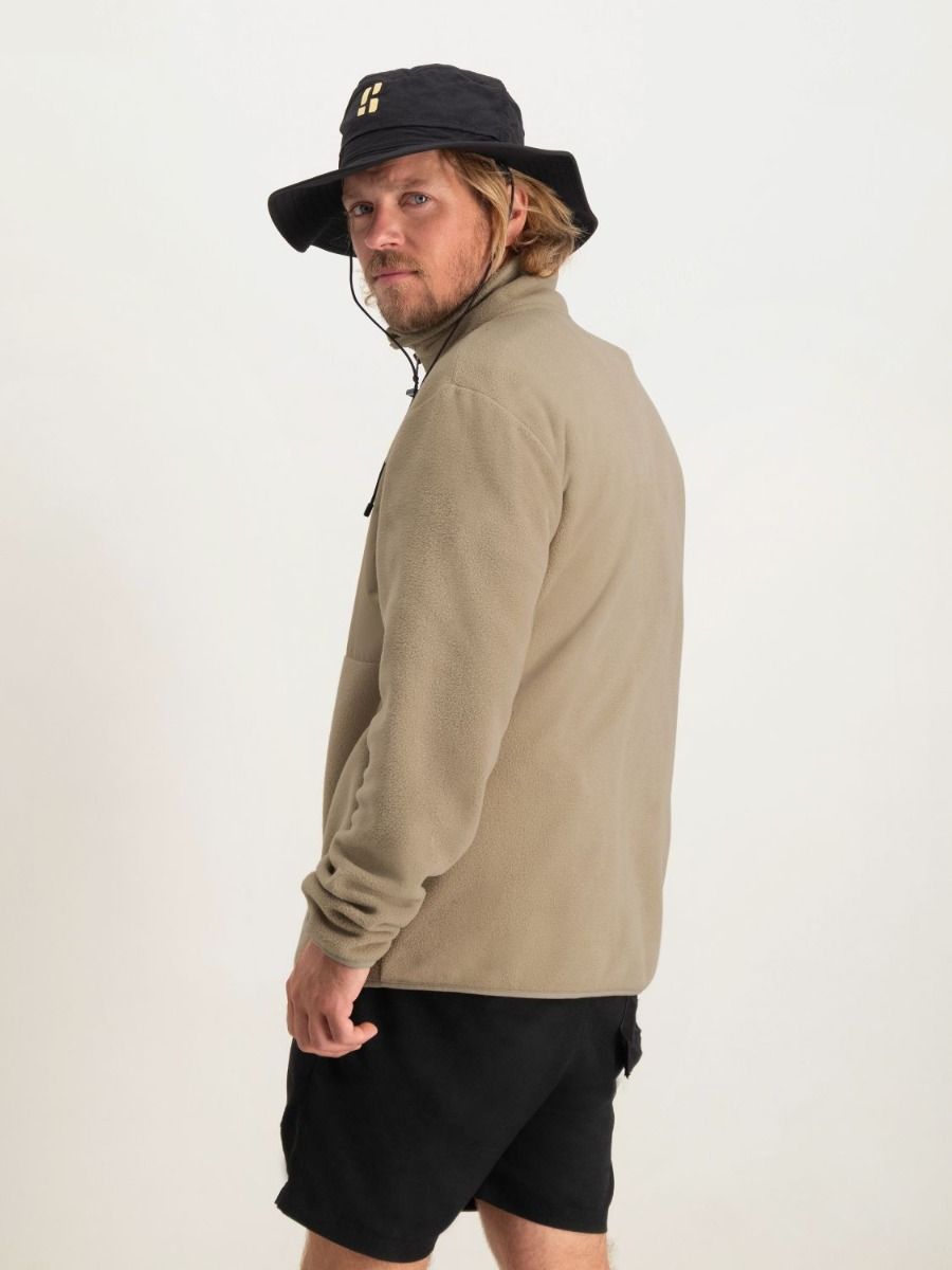 Poederbaas Four Seasons Fleece Vest Heren Zand