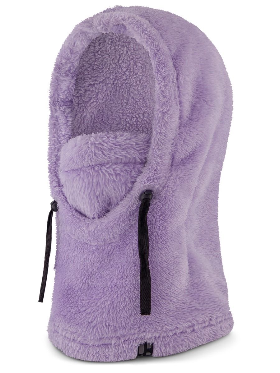 Poederbaas Balaclava Dames Fluffy Lila