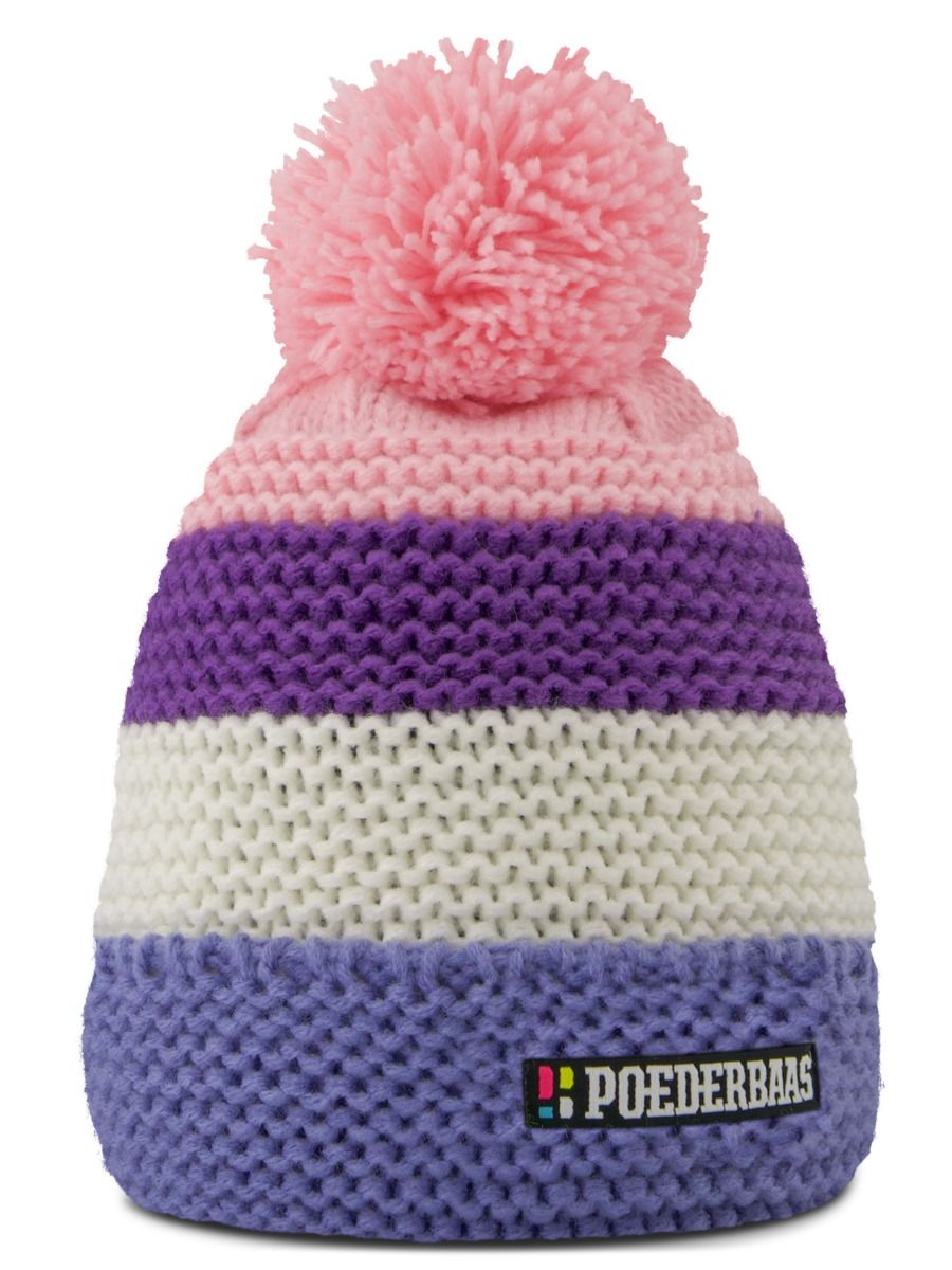 Poederbaas Muts Classic Colorful Beanie 2.0 Multi Lila