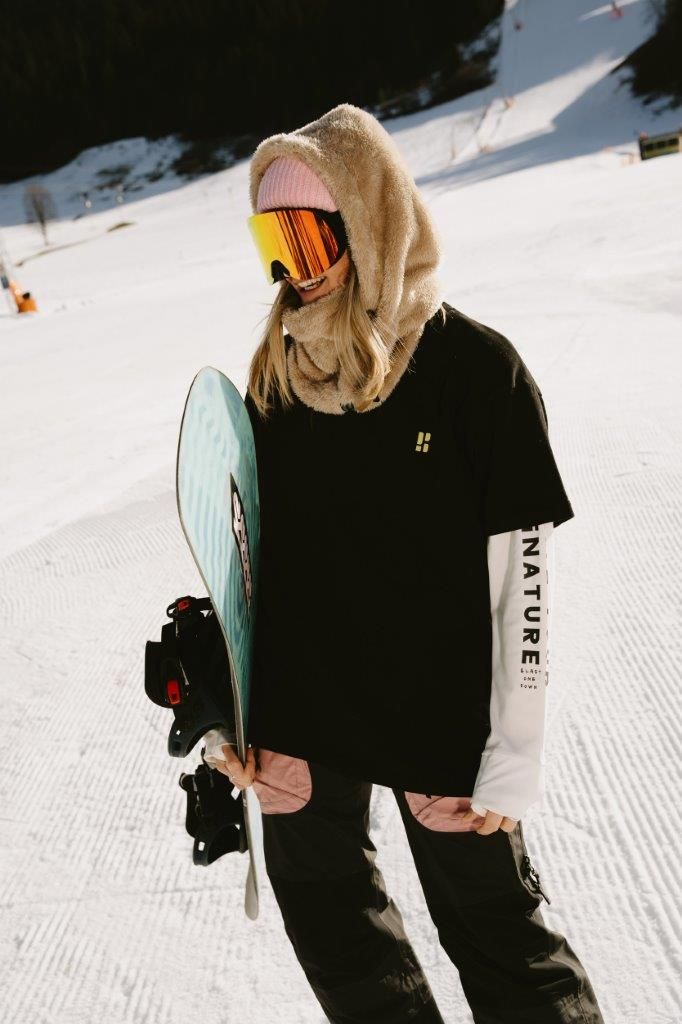 Poederbaas Balaclava Dames Fluffy Zand