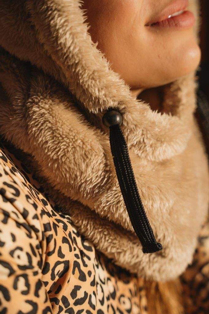 Poederbaas Balaclava Dames Fluffy Zand