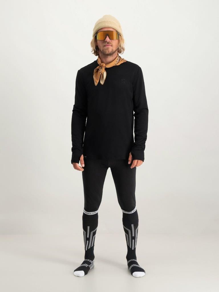 Poederbaas Four Seasons Lightweight Longsleeve Heren Zwart