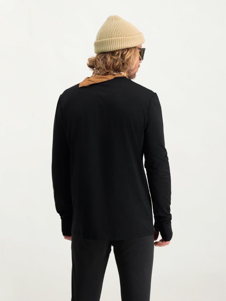 Poederbaas Four Seasons Lightweight Longsleeve Heren Zwart