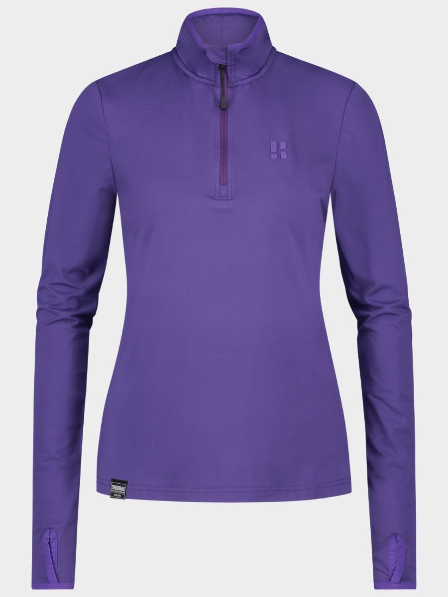 Poederbaas Midlayer Pully Dames Four Seasons Lightweight Paars