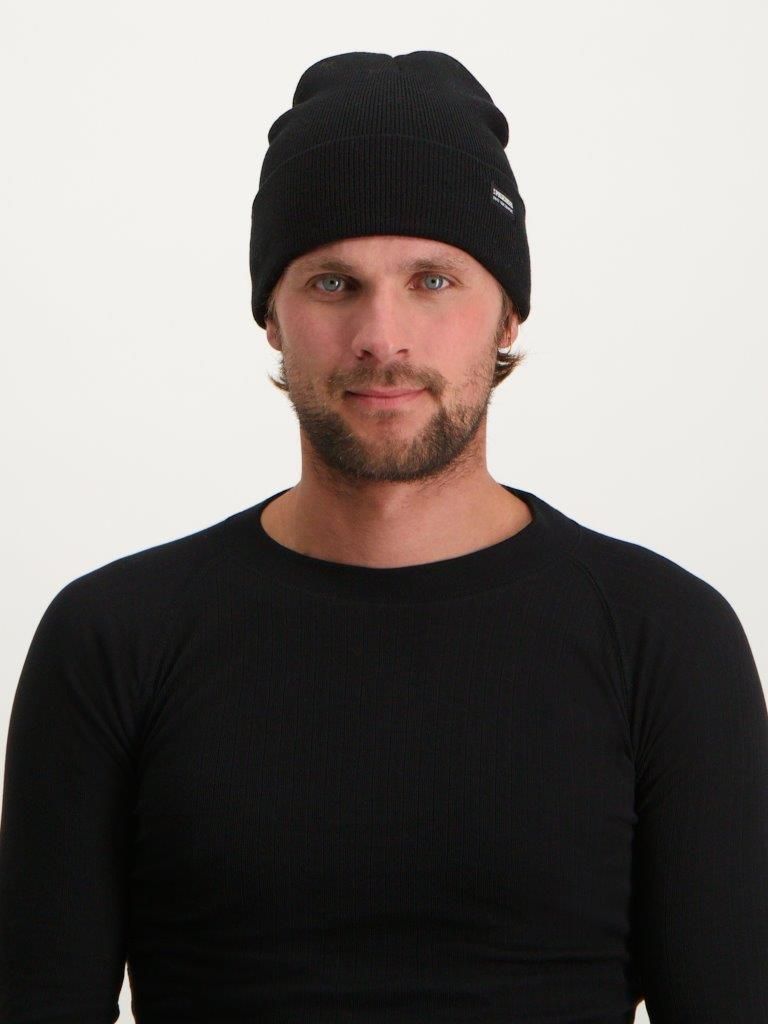 Poederbaas Muts Park Beanie Zwart