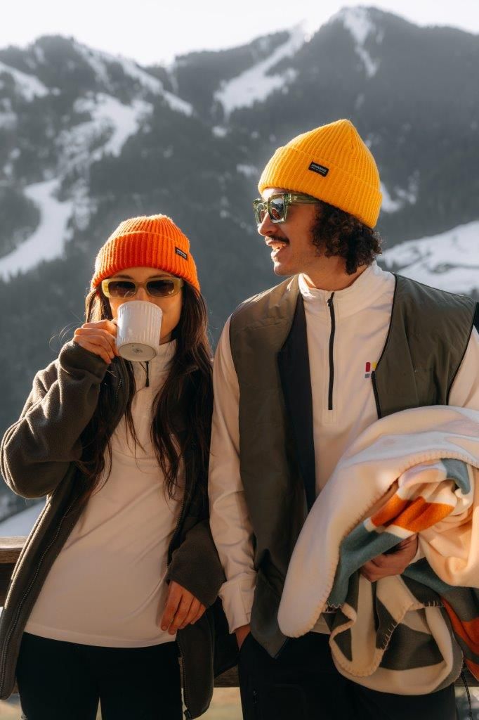 Poederbaas Muts Royal Rib Beanie Orange