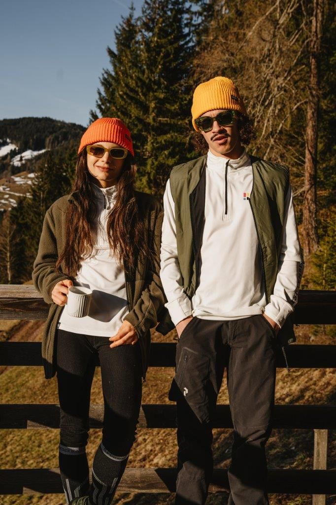 Poederbaas Muts Royal Rib Beanie Orange