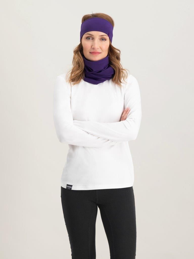 Poederbaas Nekwarmer Arctic Paars