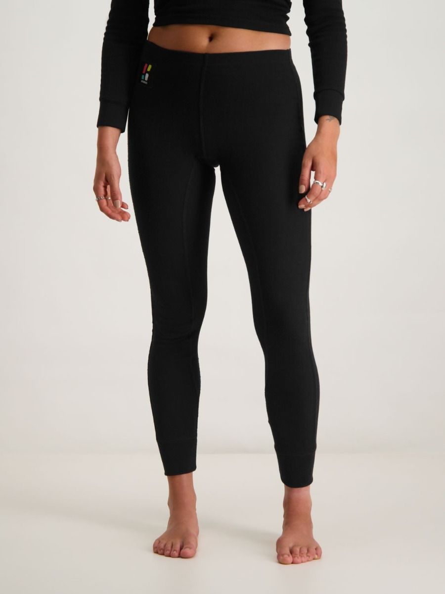 Poederbaas Thermoset Dames Pro- Thermoshirt + Thermolegging - Zwart