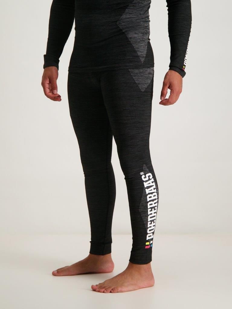 Poederbaas Thermo Legging Heren Technical Zwart