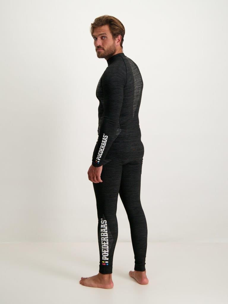 Poederbaas Thermo Legging Heren Technical Zwart