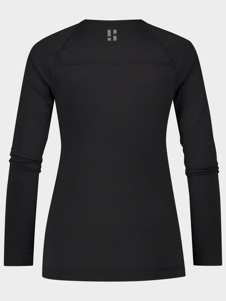 Poederbaas Thermoset Dames Lightweight - Thermoshirt + Thermolegging - Zwart