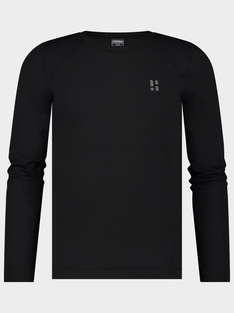Poederbaas Thermoset Heren Lightweight - Thermoshirt + Thermolegging - Zwart