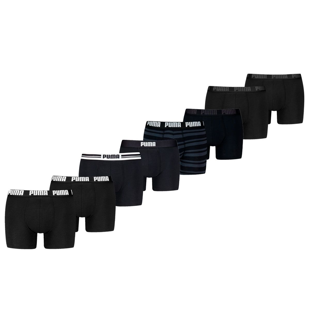 Puma Boxershorts 8-pack Black