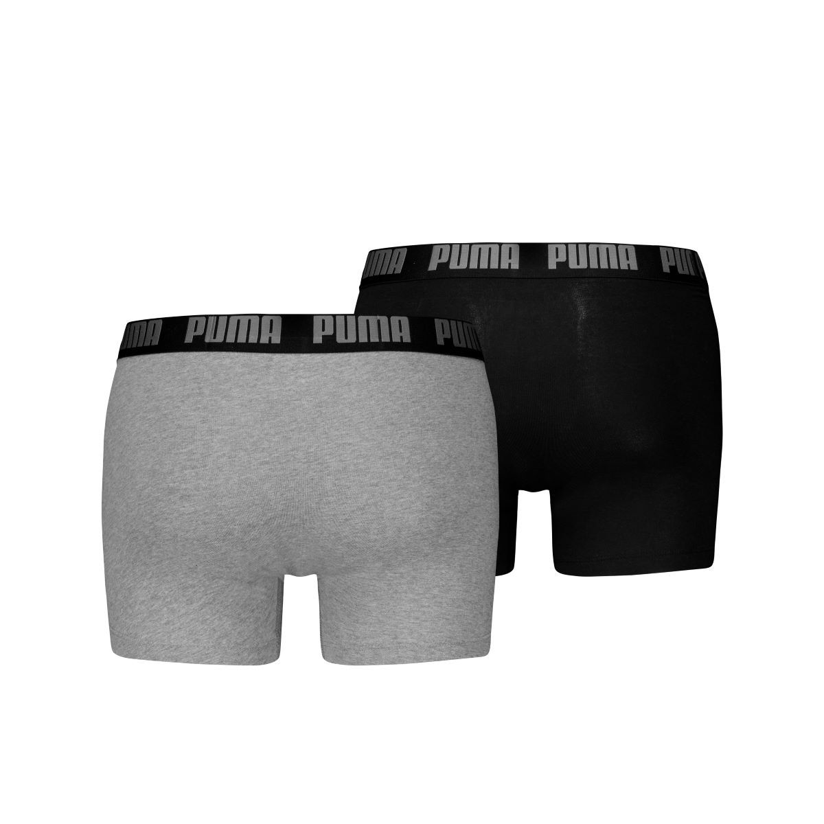 Puma Boxershorts Everyday Basic 2-pack Grey Melange / Black
