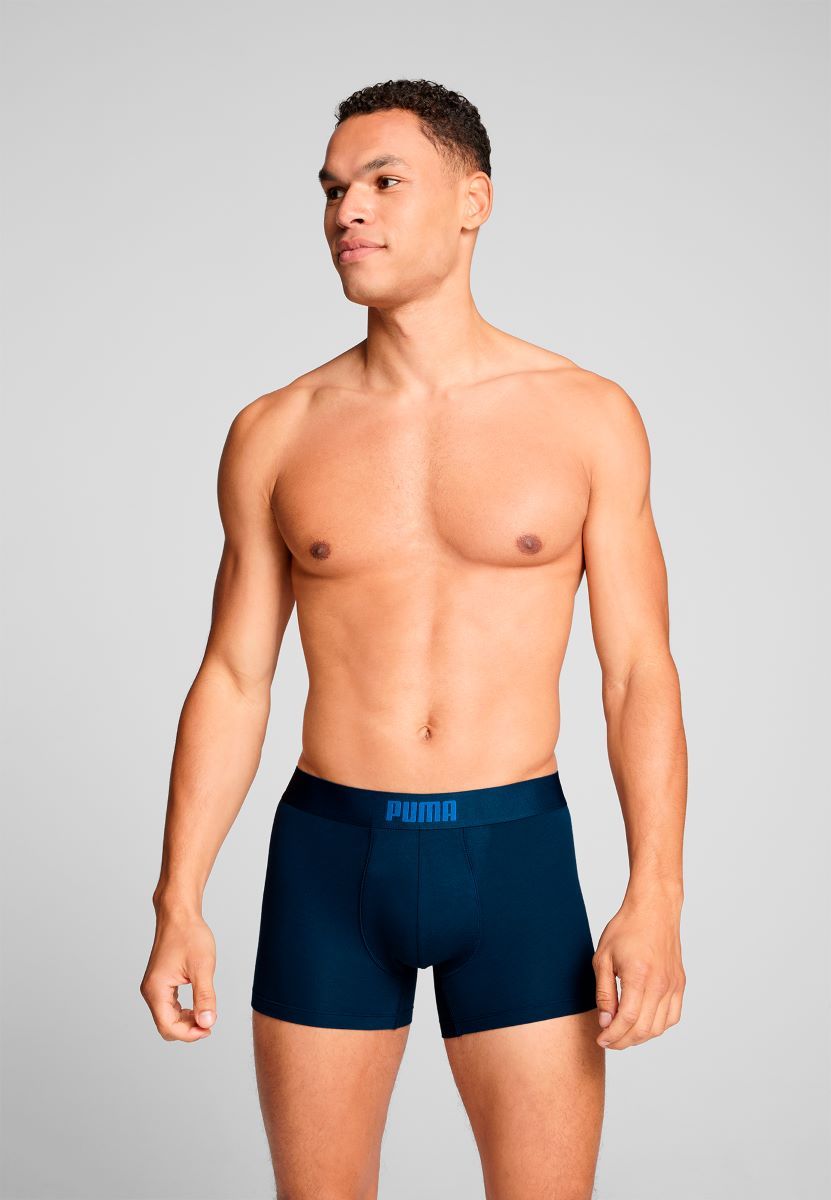 Puma Boxershorts Everyday Placed Logo 2-pack Denim