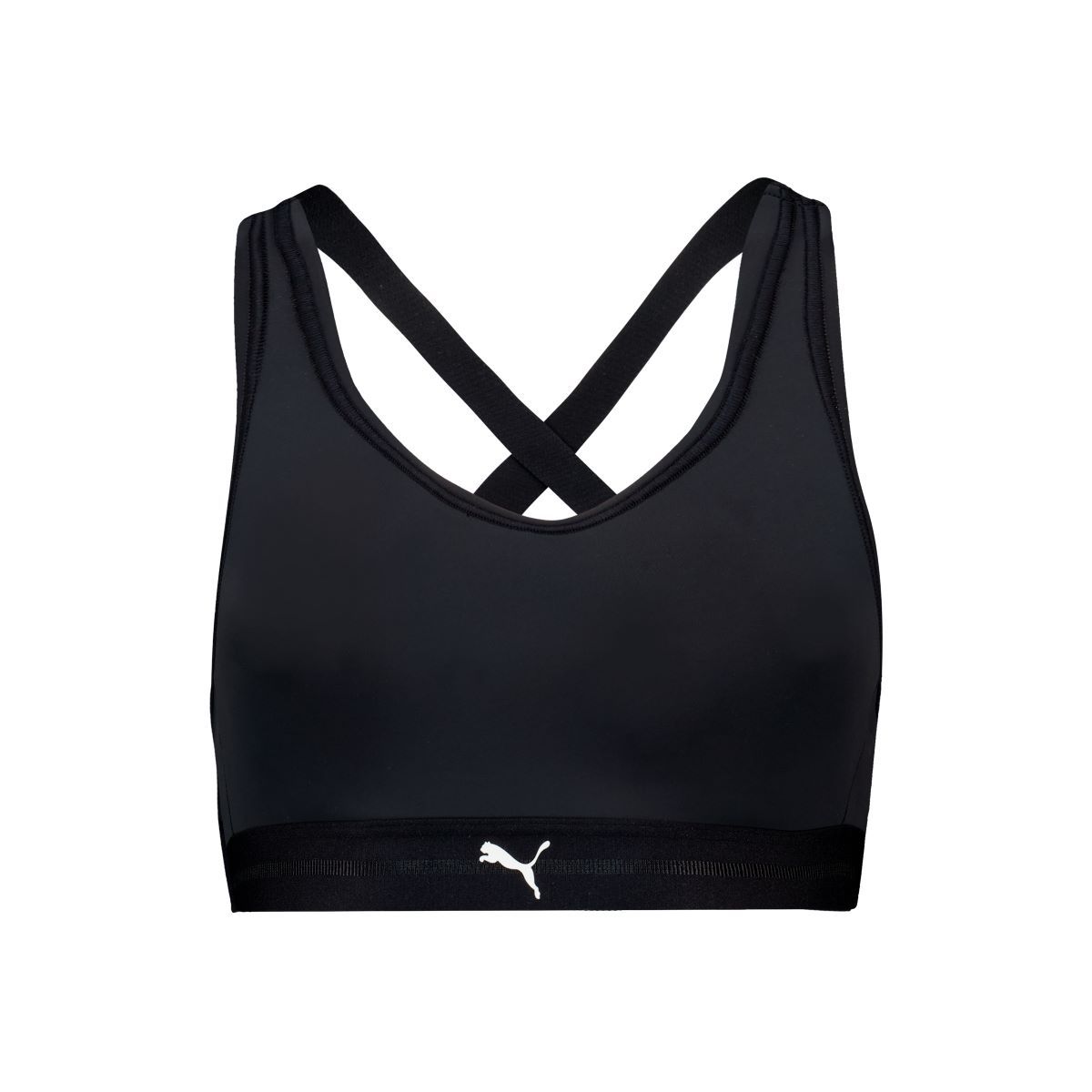 Puma Dames Sport Top Padded Zwart