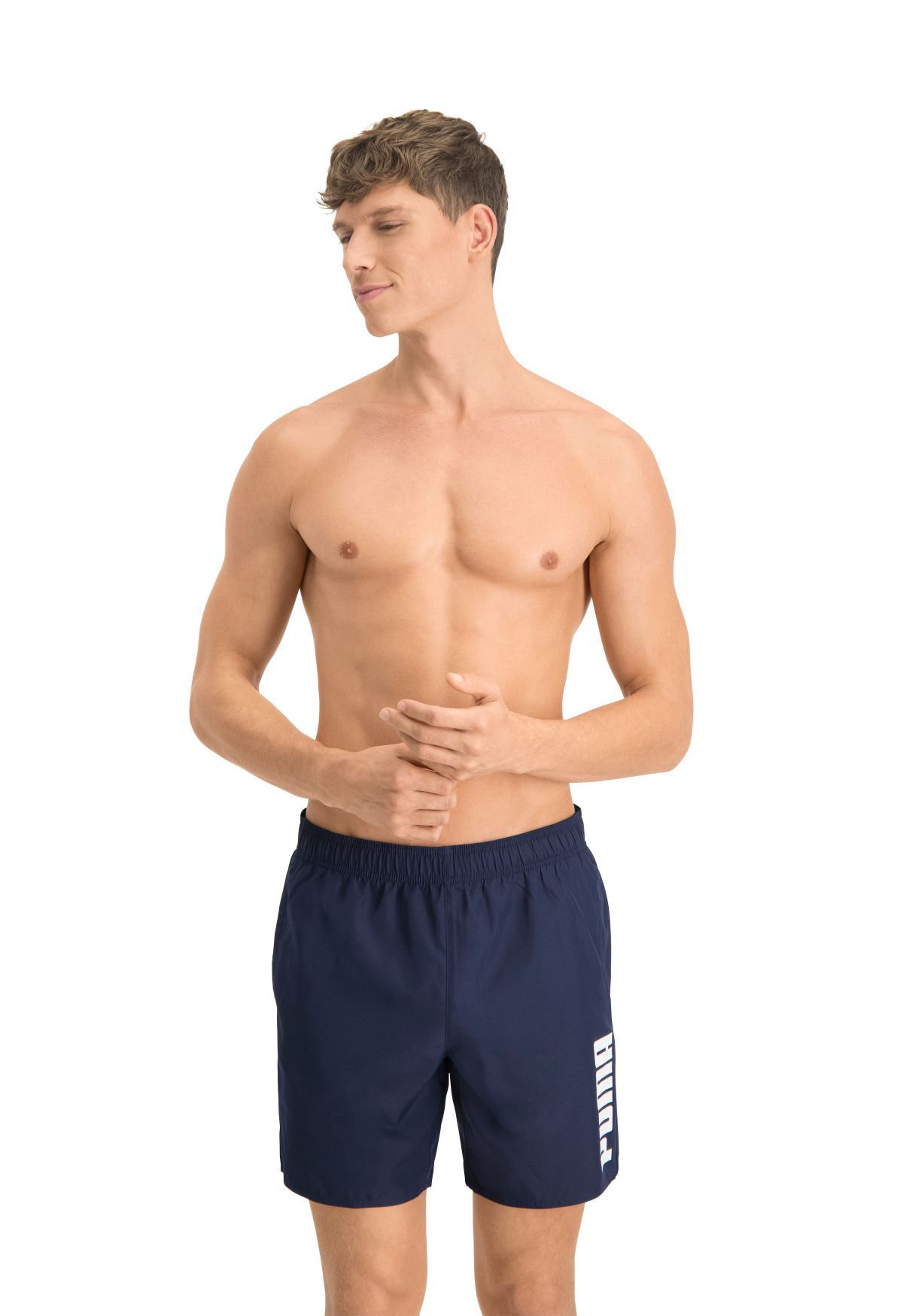Puma Zwembroek Heren Mid Shorts Navy