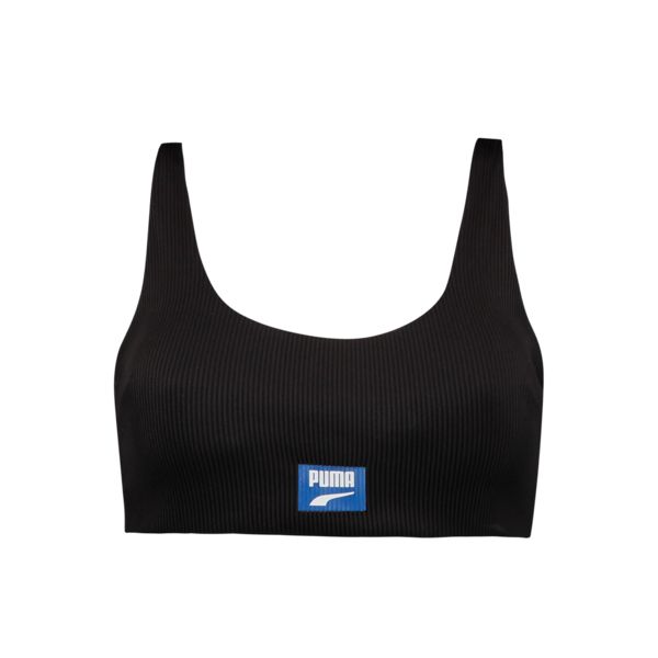 Puma Zwemtop Ribbed Scoop Neck Top Black Combo