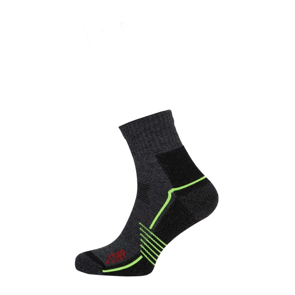 STAPP Wandelsokken Quarter Active Outdoor Bamboe Donkergrijs