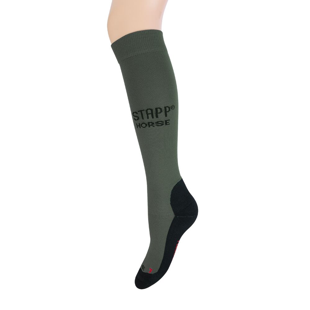 STAPP Horse Paardrijsokken Deocell 4-pack Militair