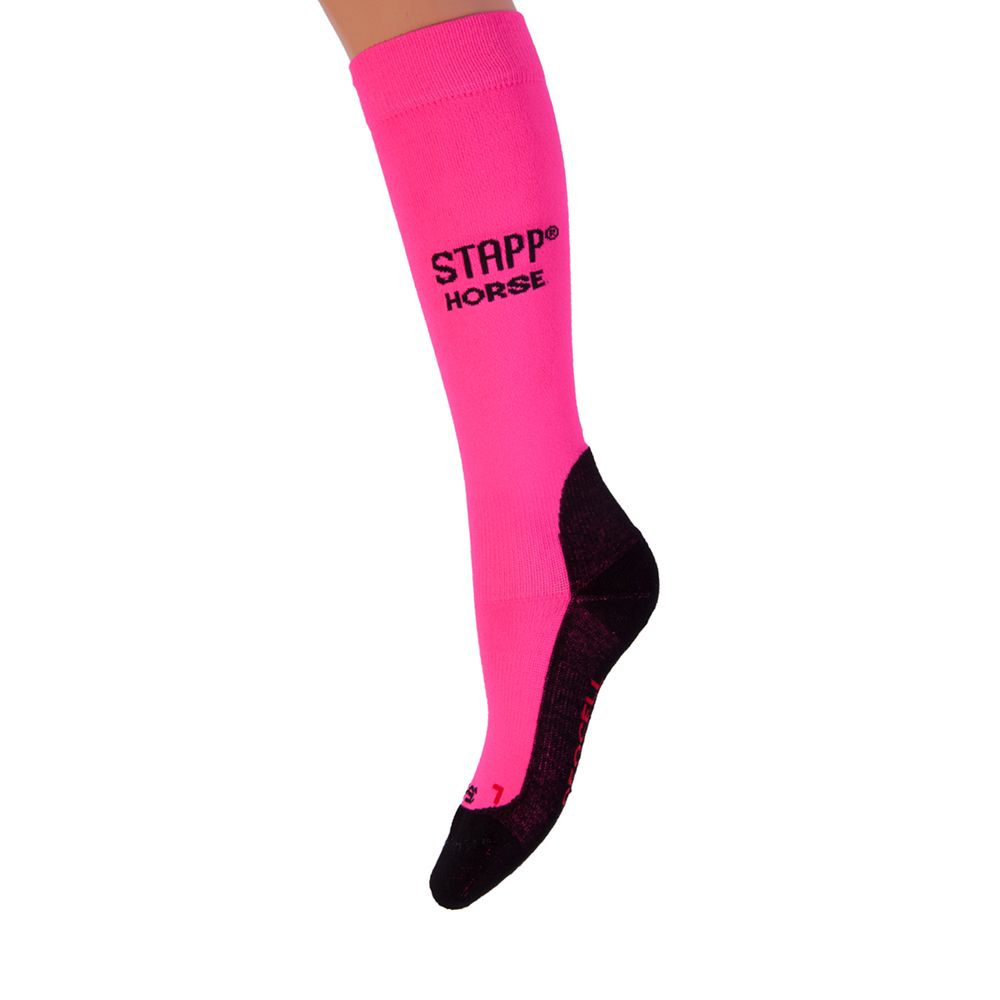 STAPP Horse Paardrijsokken Deocell 4-pack Roze