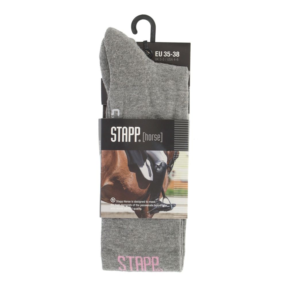 STAPP Horse Paardrijsokken Born To Ride Horses Grijs