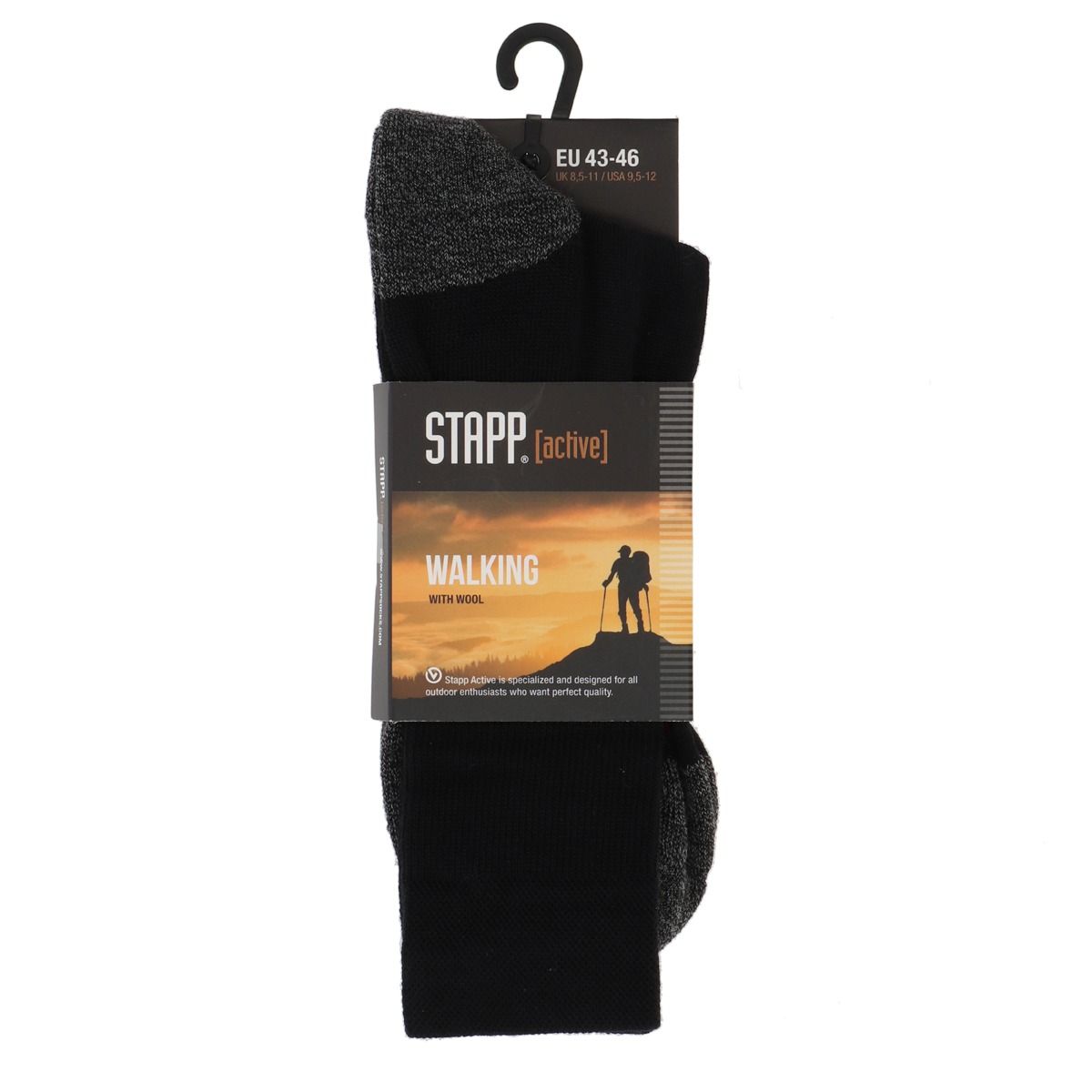 STAPP Wandelsokken Active Walking 3-pack Zwart