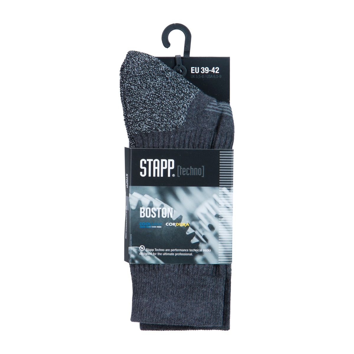 STAPP Wandelsokken Techno Boston All Season 3-pack Antraciet