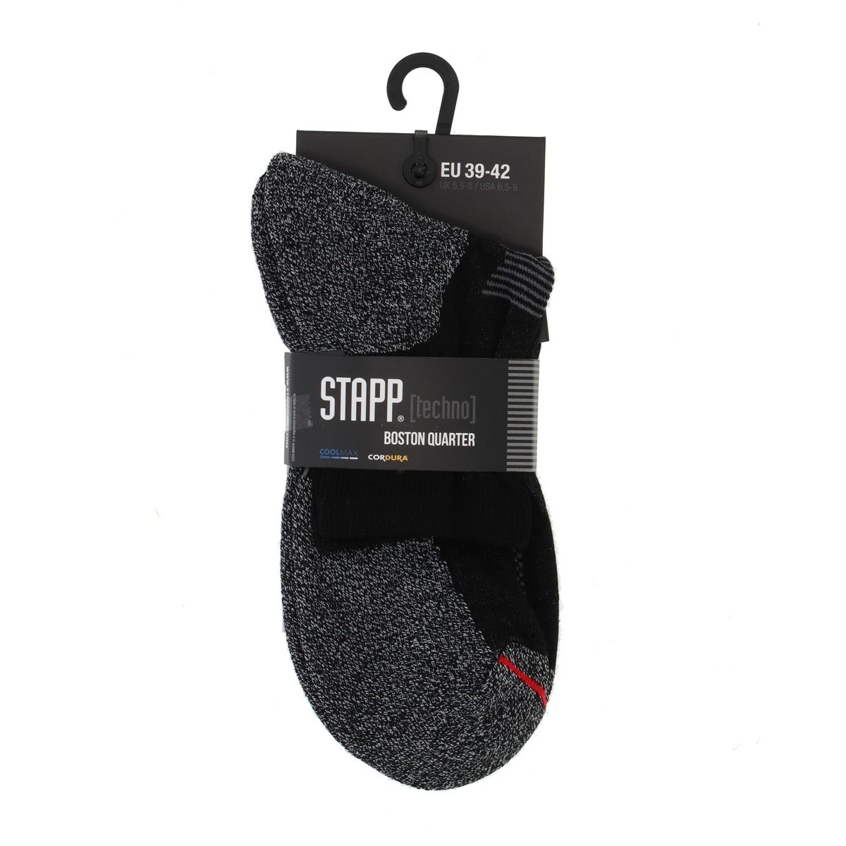 STAPP Wandelsokken Techno Boston All Season Quarter 3-pack Zwart