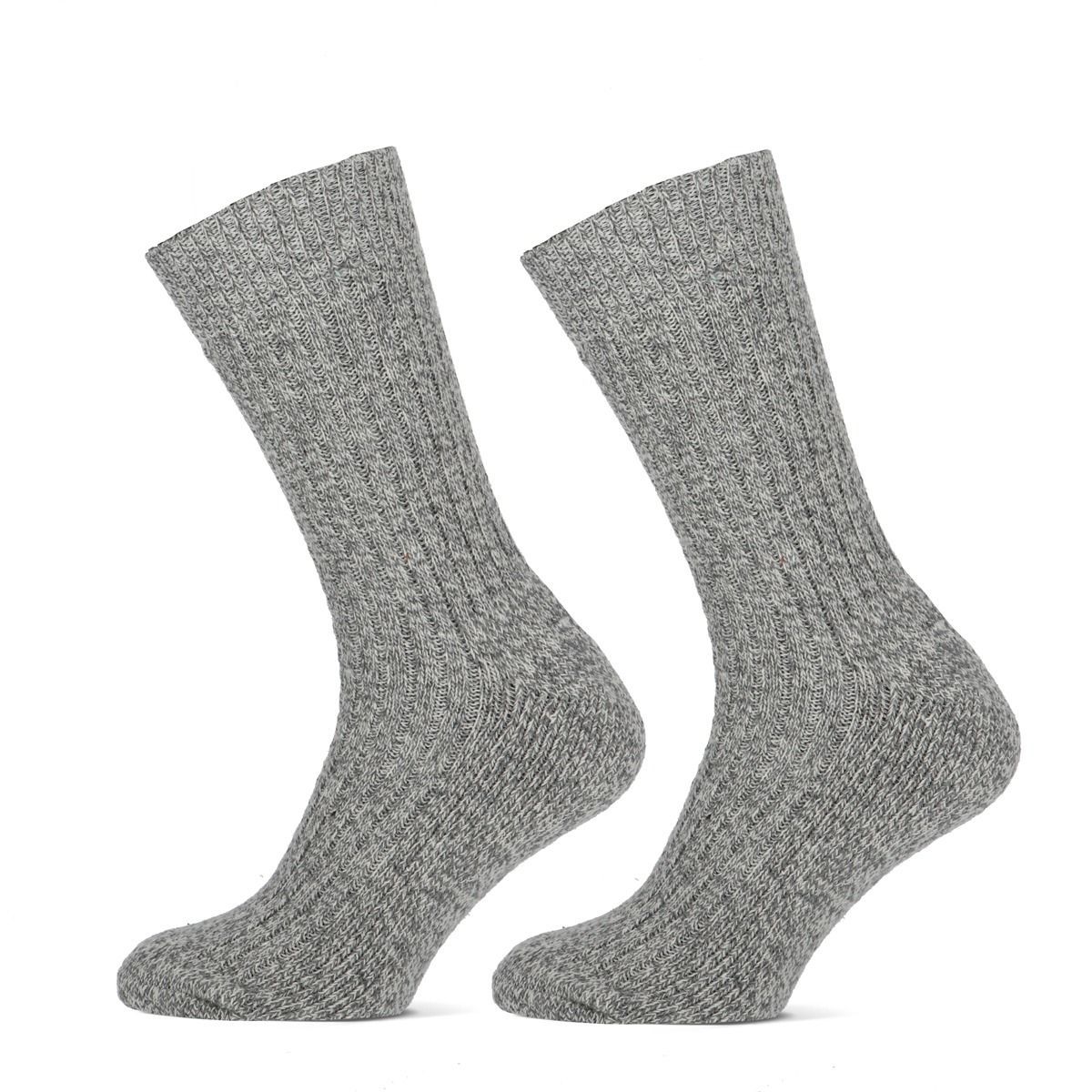 STAPP Werksokken Heren Yellow Norwegian 6-pack Grey Melange