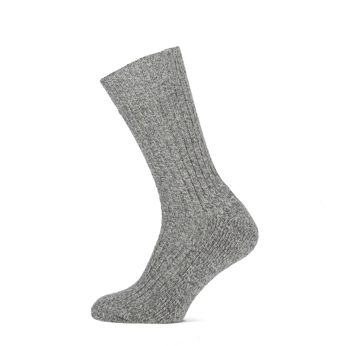 STAPP Werksokken Heren Yellow Norwegian 6-pack Grey Melange