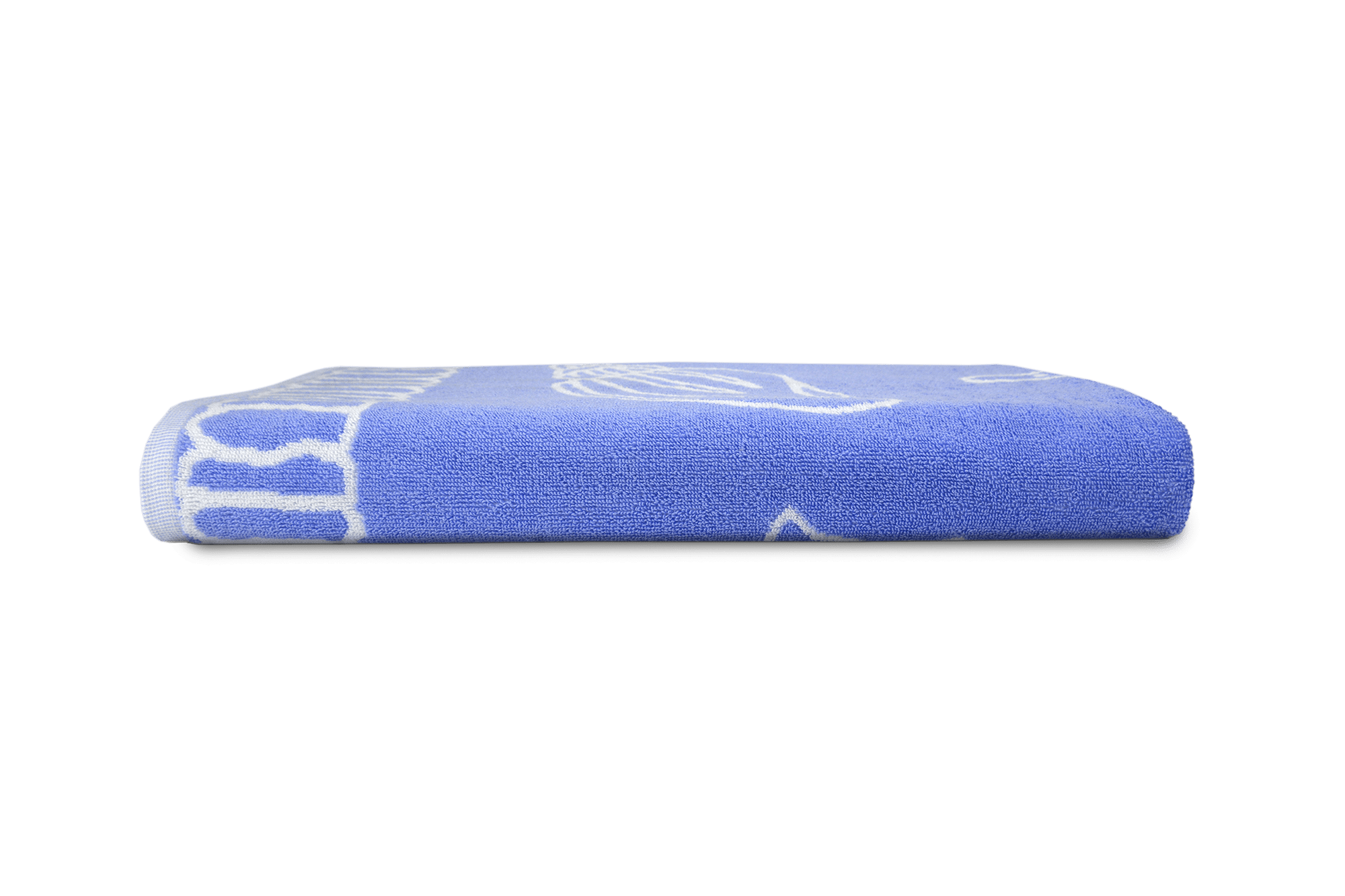 The One Towelling Strandhanddoek Hawaii 90 x 190cm Purple / White