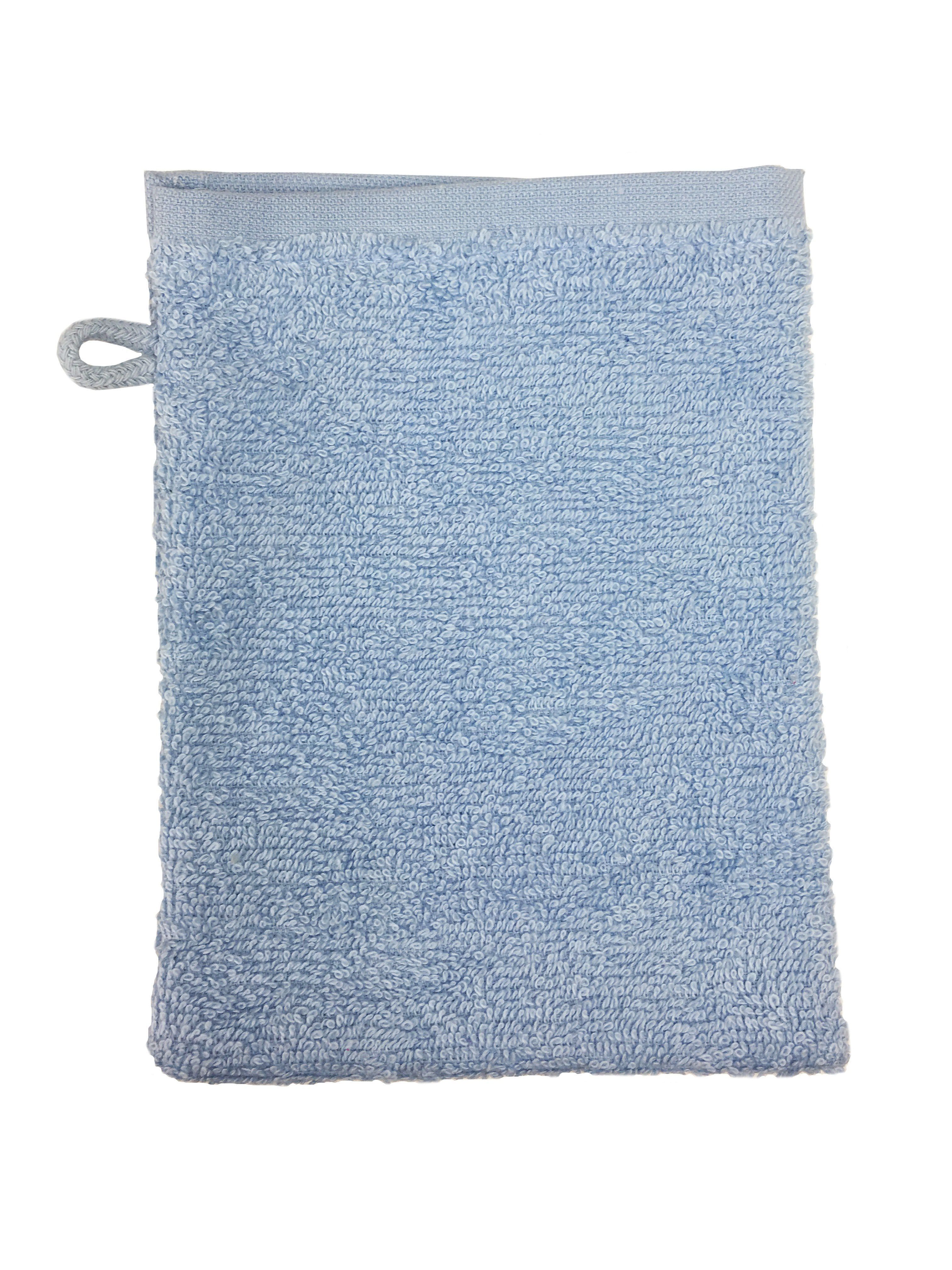 The One Washandjes Licht Blauw - 10 stuks