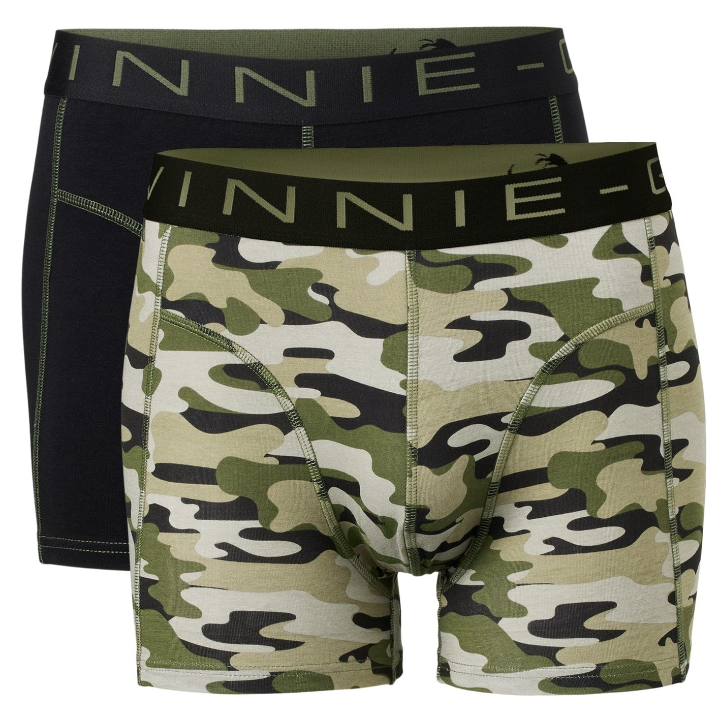 Vinnie-G Boxershorts Voordeelpakket 10-pack Black / Forest Green
