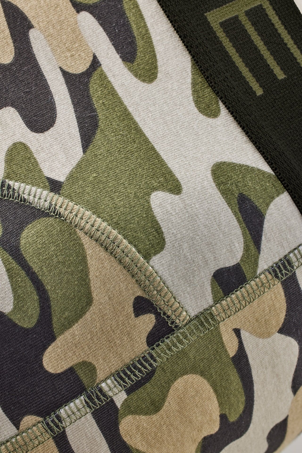 Vinnie-G Boxershorts 2-pack Black / Army Green Print