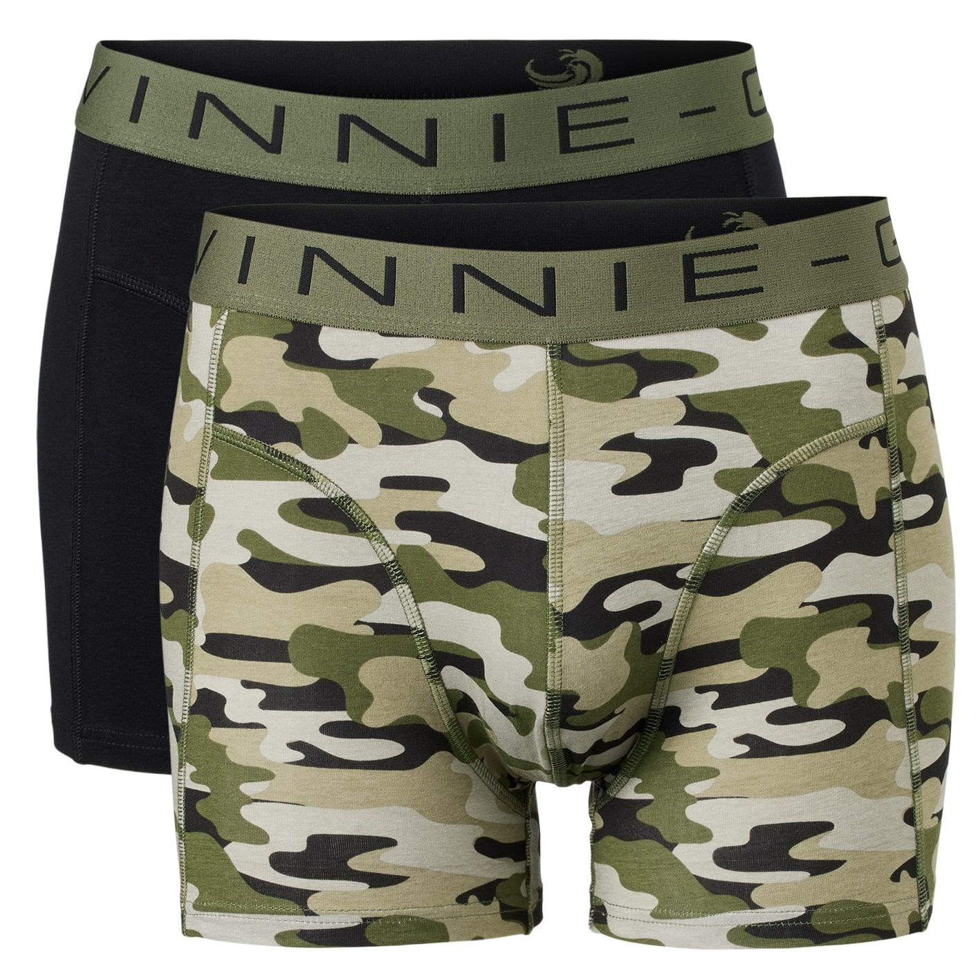 Vinnie-G Boxershorts Voordeelpakket 10-pack Black / Forest Green