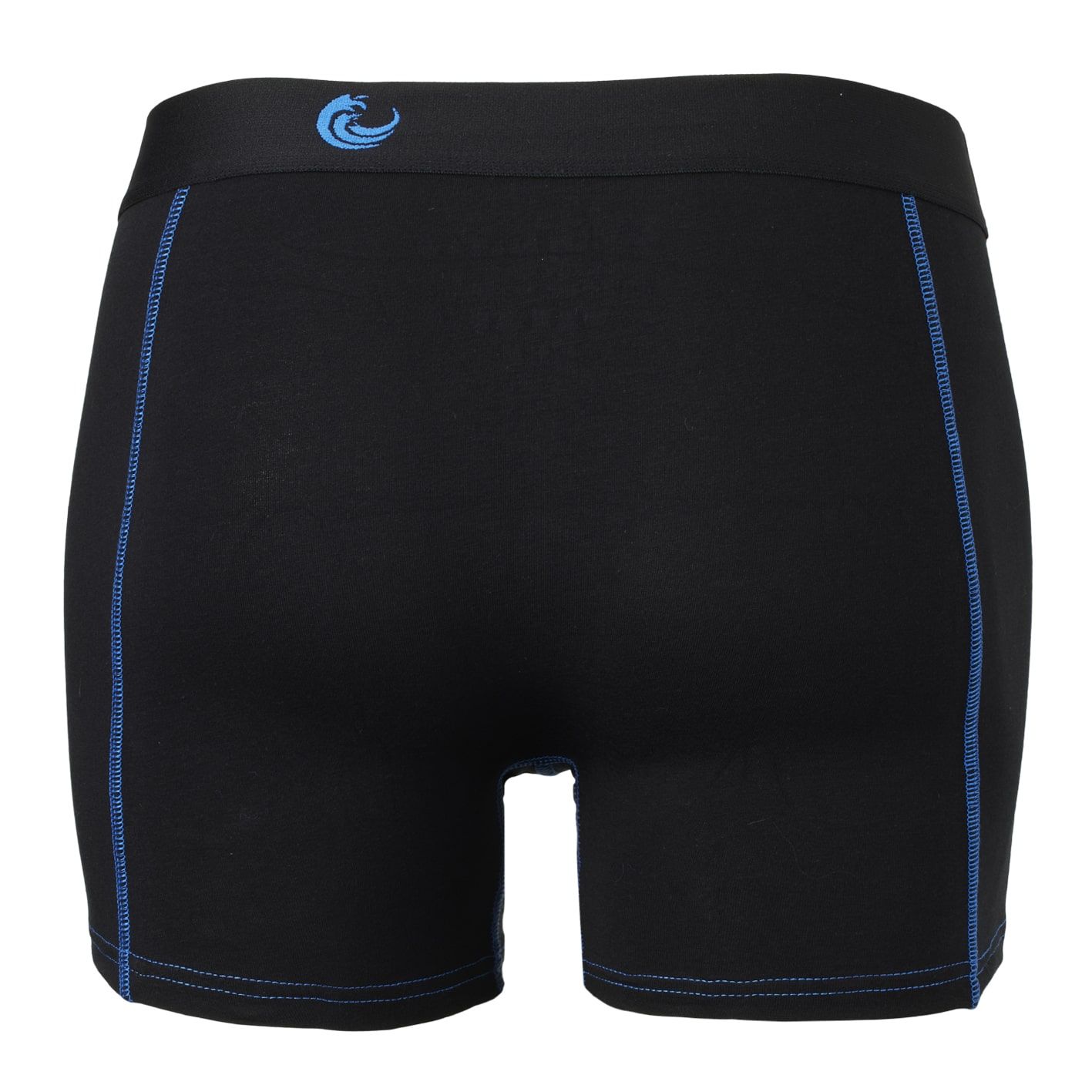 Vinnie-G Boxershorts 2-pack Black/Blue Stitches