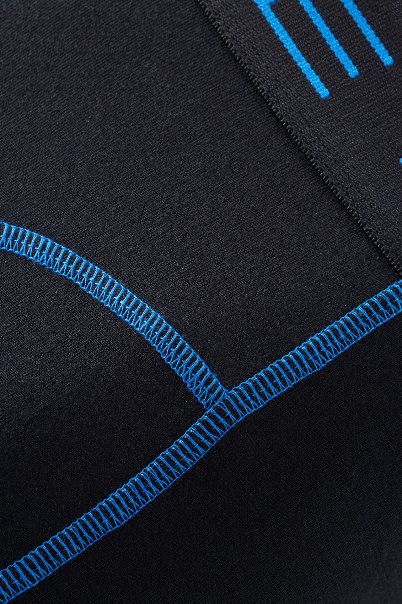 Vinnie-G Boxershorts 2-pack Black/Blue Stitches