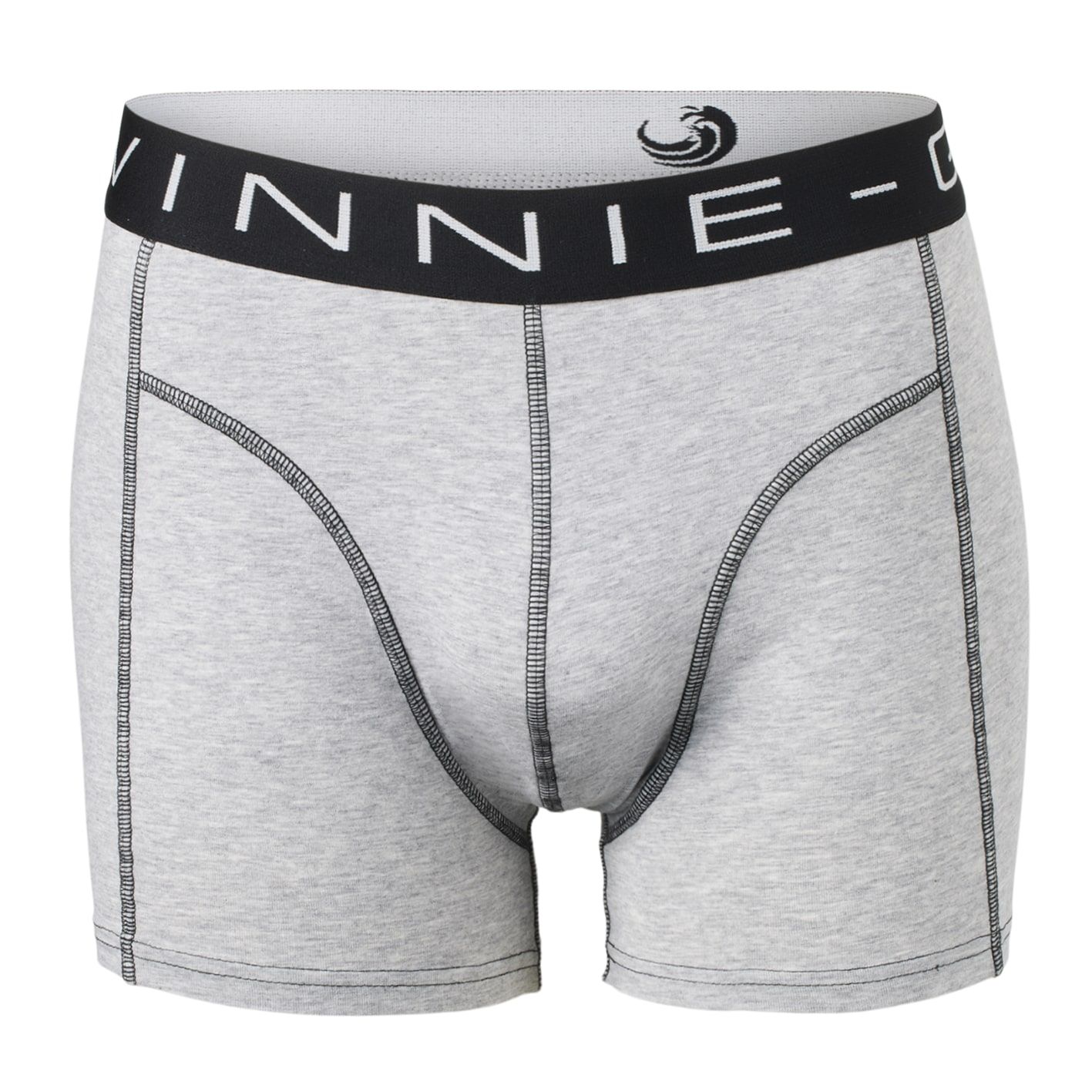 Vinnie-G Boxershorts 2-pack Grey Melange Stitches