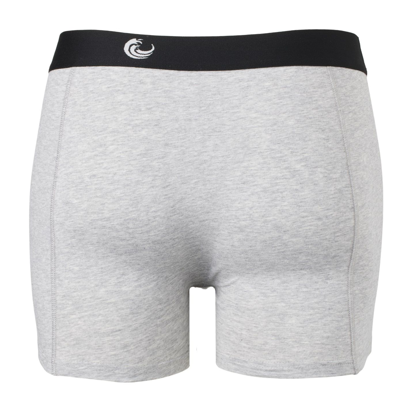 Vinnie-G Boxershorts 2-pack Grey Melange Black