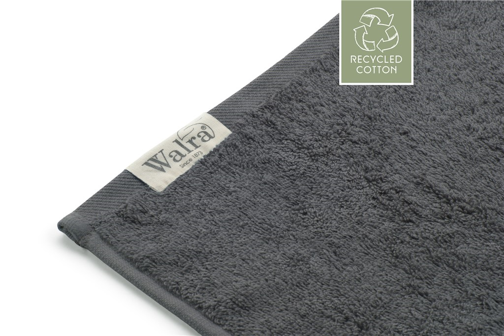 Walra Remade Cotton Gastendoekje 30 x 50 cm 550 gram Grey - 2 stuks