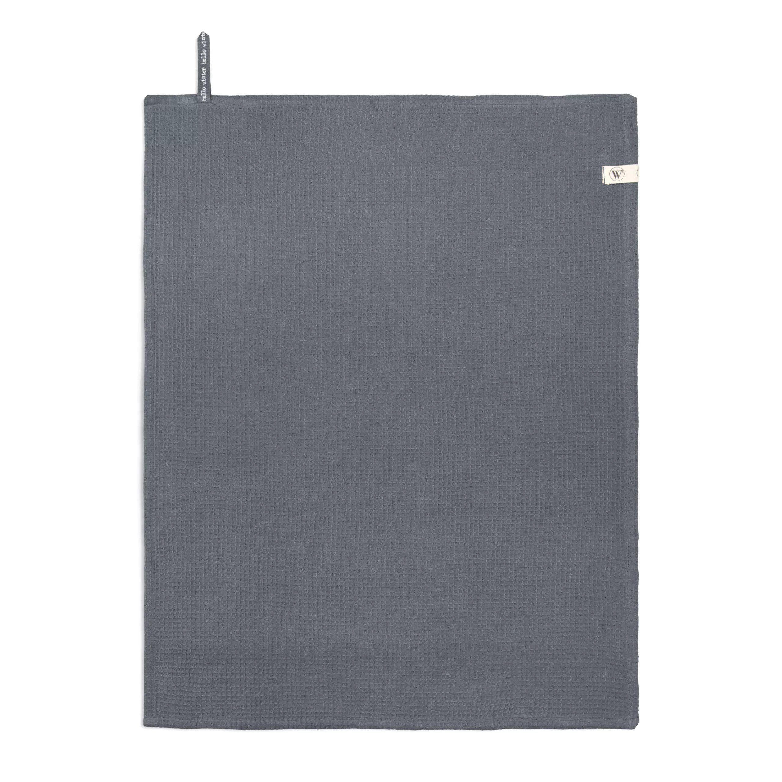 Walra Kerst Theedoeken & Handdoeken - Hello Winter - 3 stuks - Blauw