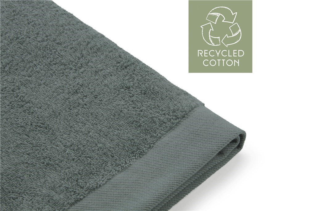Walra Remade Cotton Handdoek 50 x 100 cm 550 gram Donker Groen